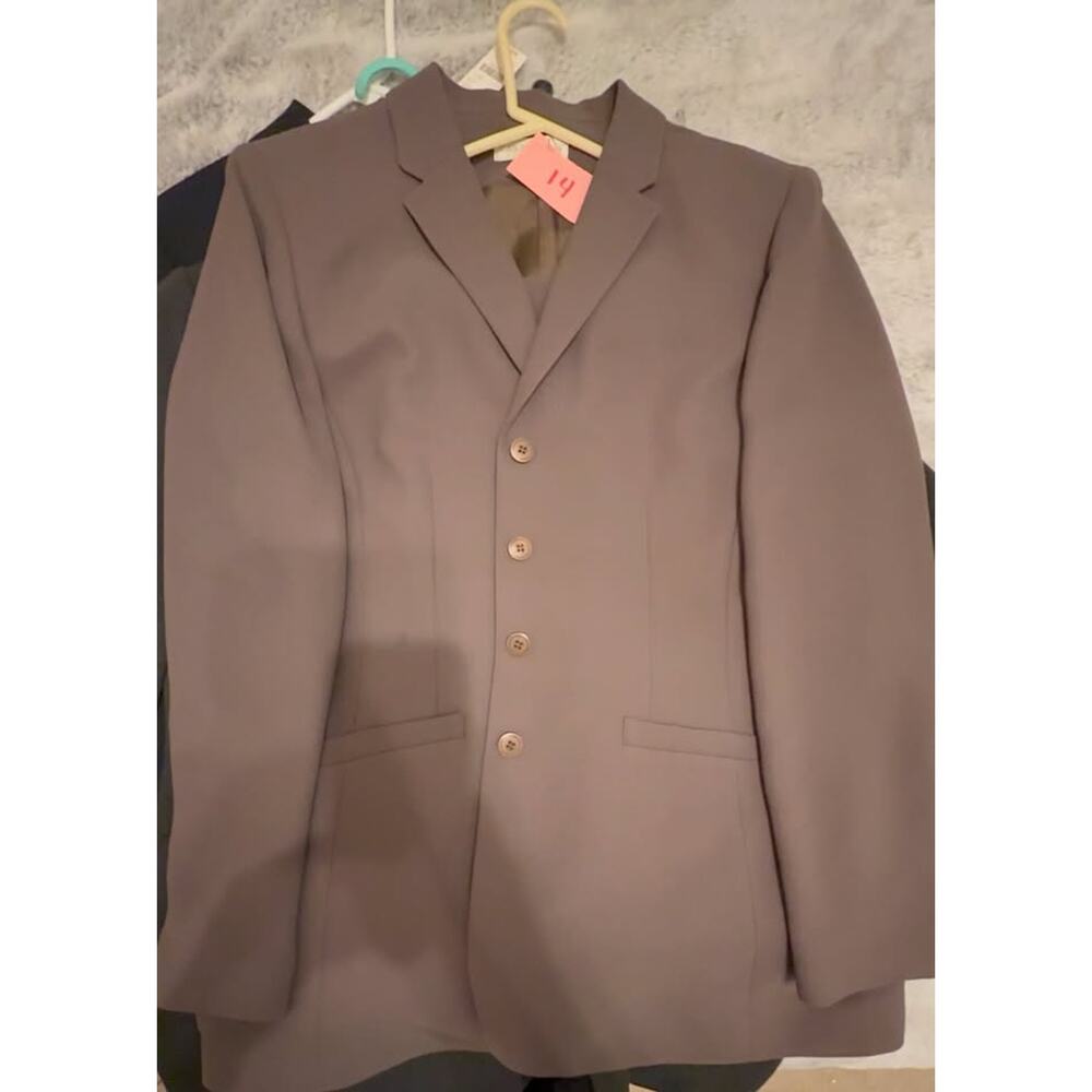 Casual Corner Suit Jacket, Size 16, brown